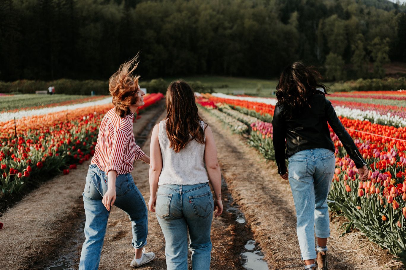 Mujeres Campo Tulipas